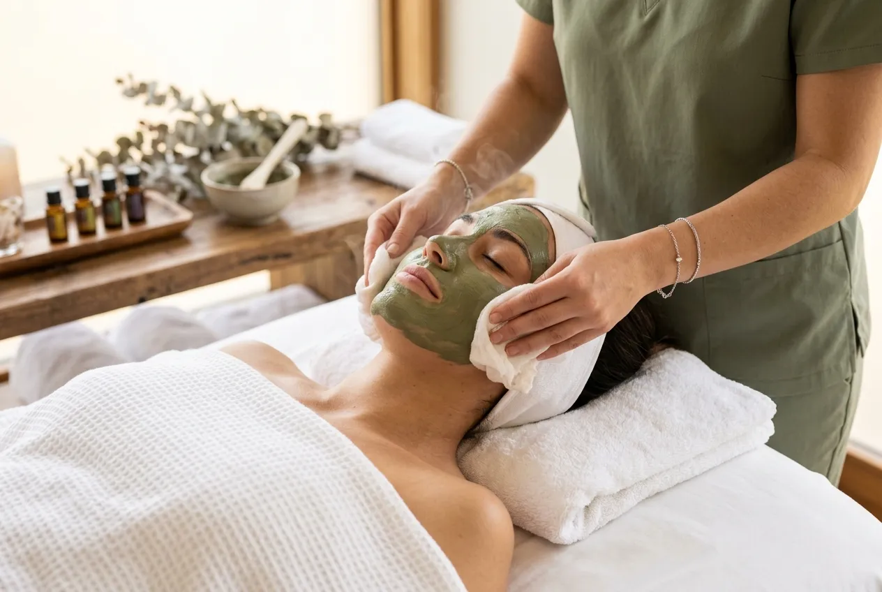 Tratamiento facial de limpieza e hidratación